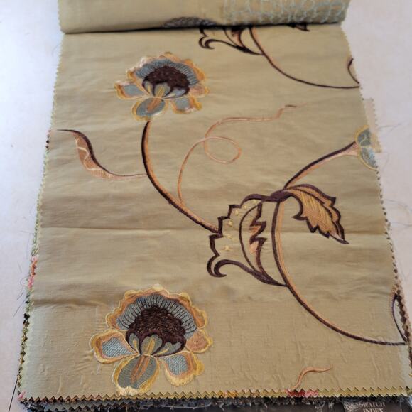 Fabric Sample Book Kasmir Fabric Prints Woven Solid by Color Quilting Blue Brown - Picture 8 of 16